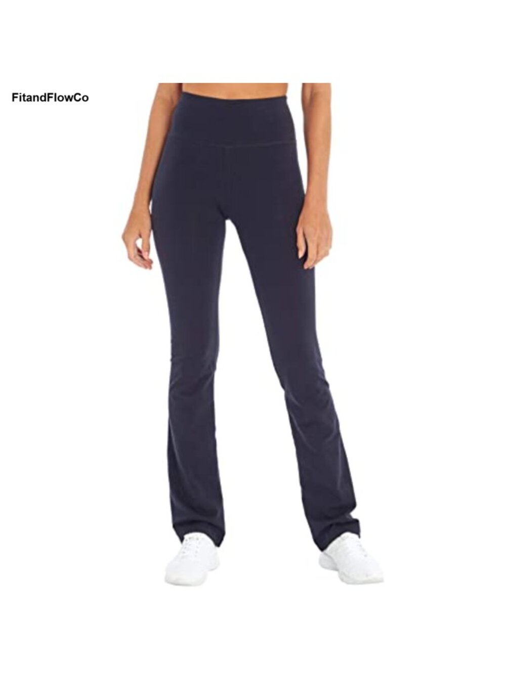 Tummy Control High Rise Flare Yoga Pants Moisture Wicking Full Length